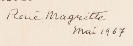 Lot #506 Rene Magritte Handwritten Essay on the Poetry and Mystery of Painting - Image 3