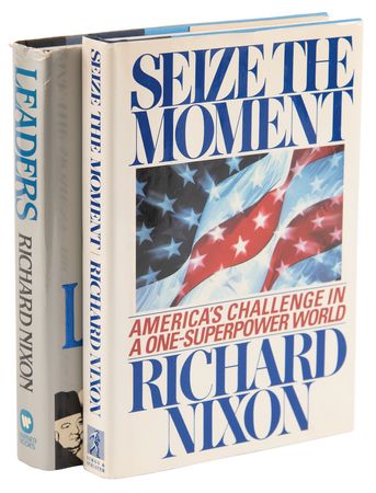 Lot #162 Richard Nixon (2) Signed Books - Image 1