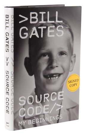 Lot #345 Bill Gates Signed Book - Source Code: My Beginnings - Image 3