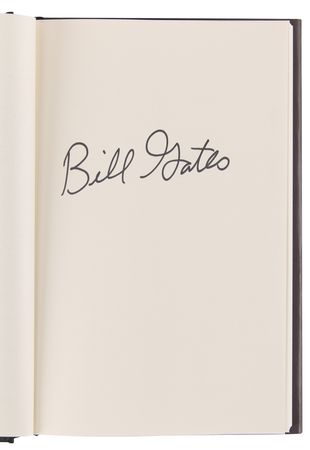 Lot #345 Bill Gates Signed Book - Source Code: My Beginnings - Image 4
