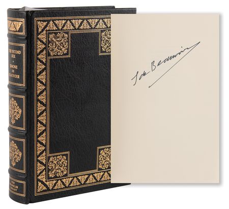 Lot #603 Simone de Beauvoir Signed Book - The Second Sex - Image 1