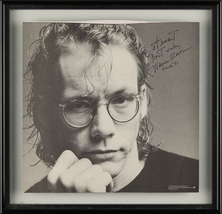 Lot #734 Warren Zevon Signed Album Insert - The Envoy - Image 1