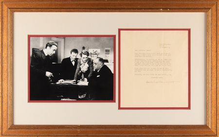 Lot #612 Dashiell Hammett Typed Letter Signed as a