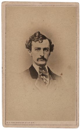 Lot #319 John Wilkes Booth Carte-de-Visite