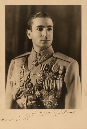 Lot #231 Mohammad Reza Pahlavi Signed Photograph