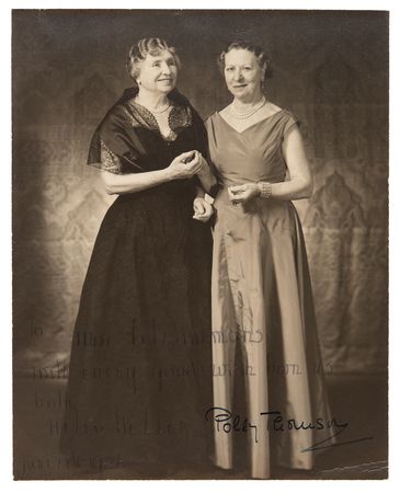 Lot #260 Helen Keller and Polly Thomson Signed