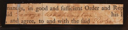Lot #4 George Washington Signature, Cloak Swatch, and Lock of Hair - Image 3