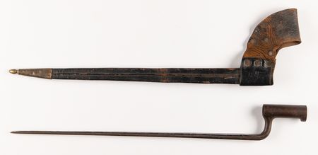 Lot #452 Civil War: Union Bayonet for .69 Caliber Conversion Musket, Identified to the 11th Maine Infantry - Image 2