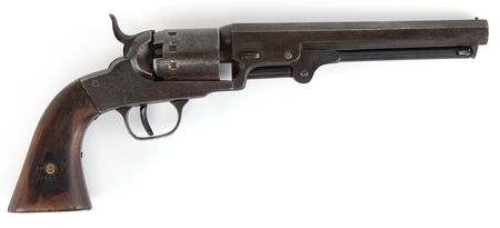 Lot #434 Civil War: Manhattan .31 Caliber Revolver and British Import Pocket Watch, Identified to NY 2nd Heavy Artillery - Image 2