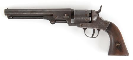 Lot #434 Civil War: Manhattan .31 Caliber Revolver and British Import Pocket Watch, Identified to NY 2nd Heavy Artillery - Image 3