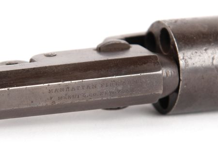Lot #434 Civil War: Manhattan .31 Caliber Revolver and British Import Pocket Watch, Identified to NY 2nd Heavy Artillery - Image 4