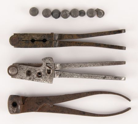 Lot #450 Civil War-Era Bullet Molds (3) - Image 1