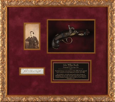 Lot #317 John Wilkes Booth Signature and Original .44 Deringer Pistol - Image 2