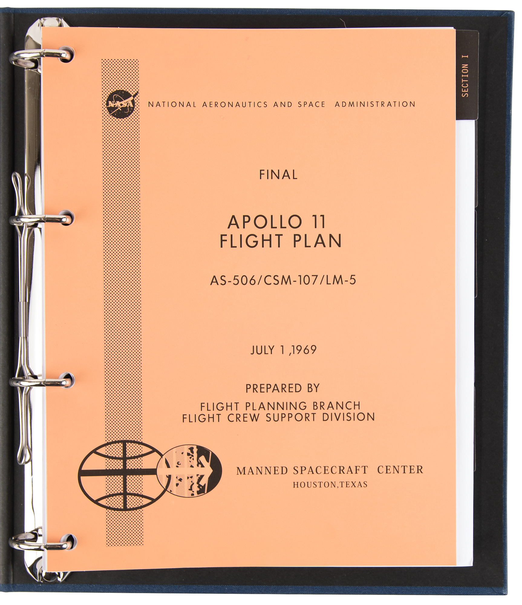 Apollo 11 Final Flight Plan - High-Quality Replica | RR Auction