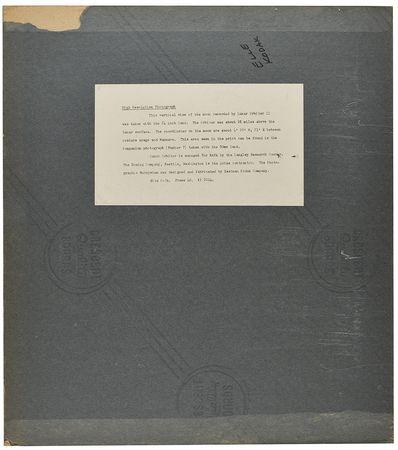 Lot #7533 Lunar Orbiter 2: Sea of Tranquility Close-Up Photograph - Image 2