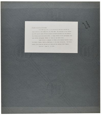 Lot #7526 Lunar Orbiter 2: Far Side of the Moon Vertical Wide-Angle Photograph - Image 2