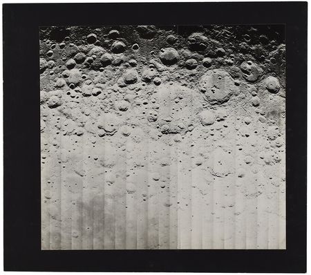 Lot #7527 Lunar Orbiter 2: Far Side of the Moon Vertical Wide-Angle Photograph - Image 1