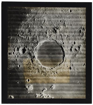 Lot #7541 Lunar Orbiter 4: Crater Plato Detail Photograph - Image 1