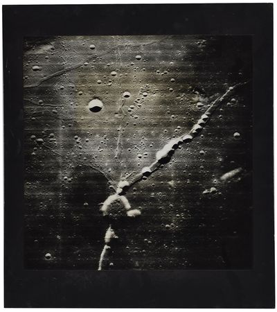 Lot #7552 Lunar Orbiter 5: Hyginus Rille Photograph - Image 1