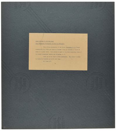 Lot #7550 Lunar Orbiter 5: Crater Pickering Oblique View Photograph - Image 2