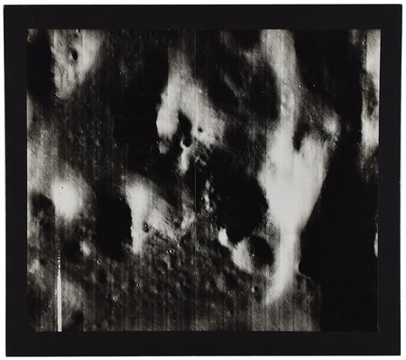 Lot #7549 Lunar Orbiter 5: Crater Petavius Photograph - Image 1