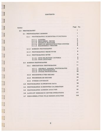 Lot #7518 Lunar Orbiter 1 Final Report, Volume II - Image 3