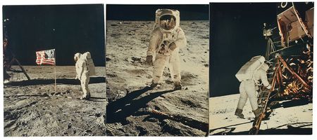 Lot #7515 Apollo 11 Group of (3) Photographs - Image 1