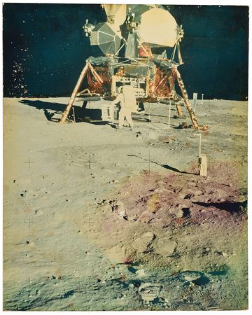 Lot #7514 Apollo 11 Group of (3) Oversized Photographs - Image 3