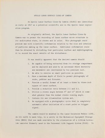 Lot #7513 Apollo Lunar Surface Closeup Camera Prototype/Training Model - Image 24