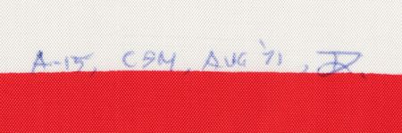 Lot #7338 Apollo 15 Flown Mid-Sized American Flag – From the Collection of Dave Scott - Image 2