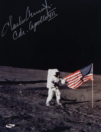 Lot #7203 Apollo 12 Lunar Surface-Flown Mission Patch - From the Personal Collection of Charles Conrad - Image 2