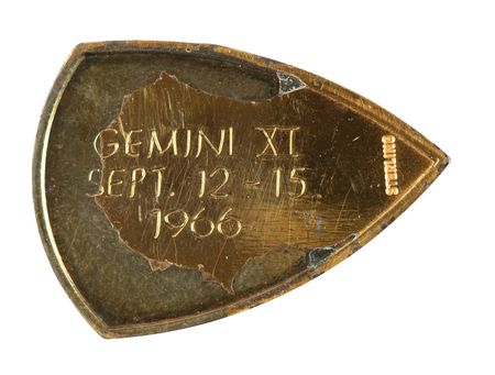 Lot #7061 Charles Conrad's Gemini 11 Flown Fliteline Medallion - Image 2