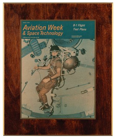 Lot #7227 Mounted 'Skylab' Magazine Covers (4) - From the Personal Collection of Alan Bean - Image 2