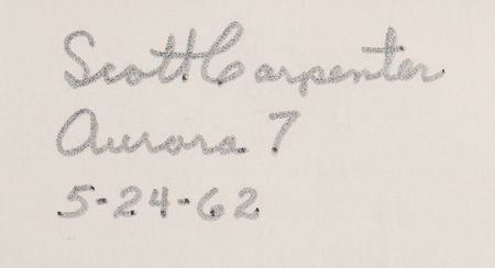 Lot #7035 Scott Carpenter Signed Oversized NASA Photograph - Image 2