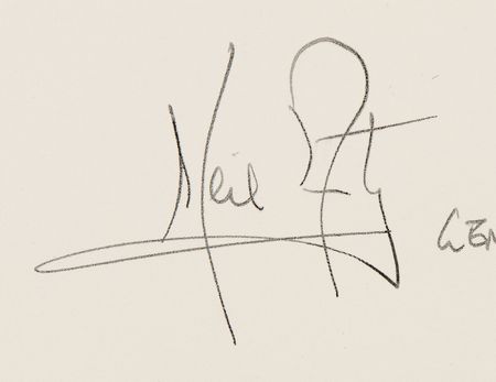 Lot #7054 Gemini 8 Signed Oversized NASA Photograph - Image 2