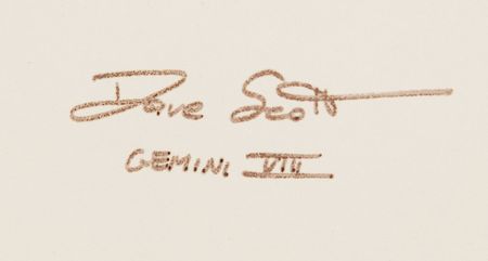 Lot #7054 Gemini 8 Signed Oversized NASA Photograph - Image 3