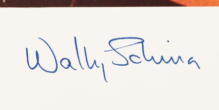 Lot #7049 Wally Schirra Signed Oversized NASA Photograph - Image 2