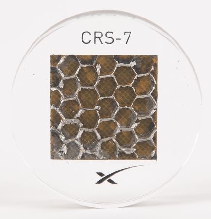 Lot #7510 SpaceX CRS-7 Flown Solar Array Lucite - Image 2