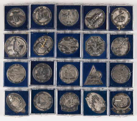 Lot #7456 Space Shuttle Robbins Medallion Collection (133) - From the Personal Collection of Alan Bean - Image 10