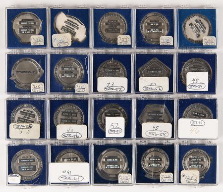 Lot #7456 Space Shuttle Robbins Medallion Collection (133) - From the Personal Collection of Alan Bean - Image 7