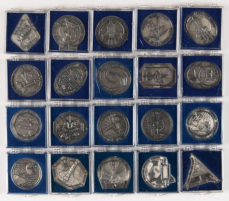 Lot #7456 Space Shuttle Robbins Medallion Collection (133) - From the Personal Collection of Alan Bean - Image 8