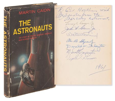 Lot #7028 Mercury 7 Signed Book - The Astronauts