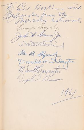 Lot #7028 Mercury 7 Signed Book - The Astronauts - Image 2