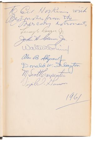 Lot #7028 Mercury 7 Signed Book - The Astronauts - Image 4