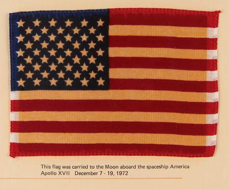 Lot #7366 Apollo 17 Flown Flag Presented to a NASA Public Affairs Officer - Image 2