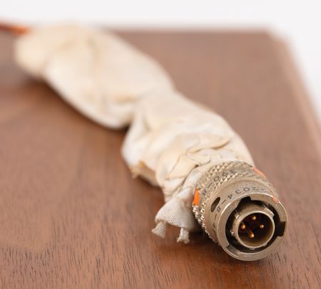 Lot #7110 Apollo 9 Flown Lunar Module Utility Light Cable with Plug - From the Personal Collection of Edgar Mitchell - Image 4