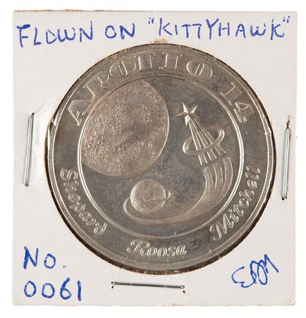 Lot #7272 Apollo 14 Flown Franklin Mint Medallion - From the Personal Collection of Edgar Mitchell - Image 1