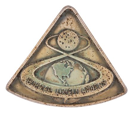 Lot #7099 Apollo 8 Flown Robbins Medallion - From the Personal Collection of Edgar Mitchell - Image 1