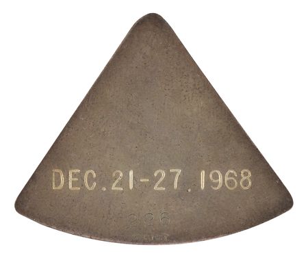 Lot #7099 Apollo 8 Flown Robbins Medallion - From the Personal Collection of Edgar Mitchell - Image 2