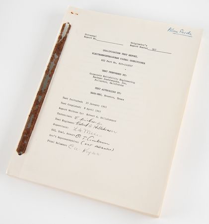 Lot #7077 Project Gemini EEG (Brain) and PCG (Heart) Hardware Developed for the 'Inflight Sleep Analysis' Experiment - Image 11